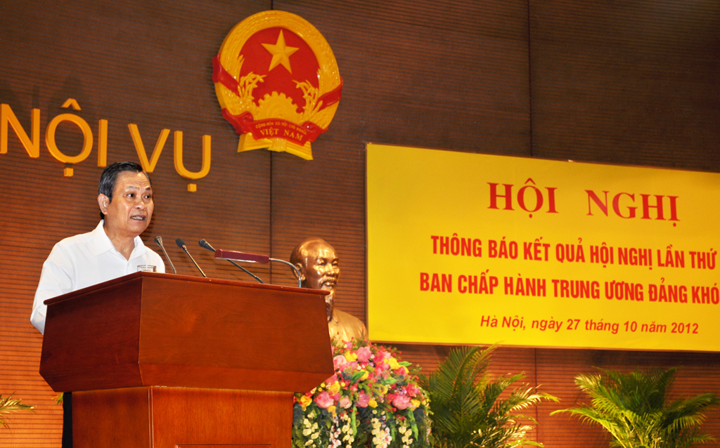 Bộ Nội vụ thông báo nhanh kết quả Hội nghị lần thứ 6 Ban Chấp hành Trung ương Đảng khóa XI