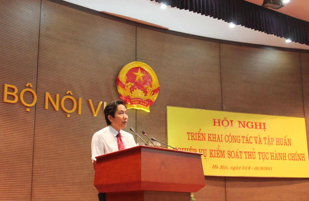 Hội nghị triển khai công tác và tập huấn nghiệp vụ kiểm soát thủ tục hành chính
