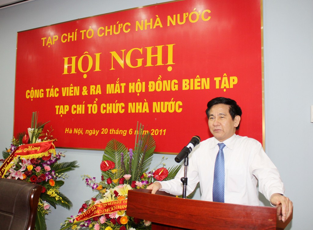 Hội nghị cộng tác viên và ra mắt Hội đồng biên tập Tạp chí Tổ chức nhà nước