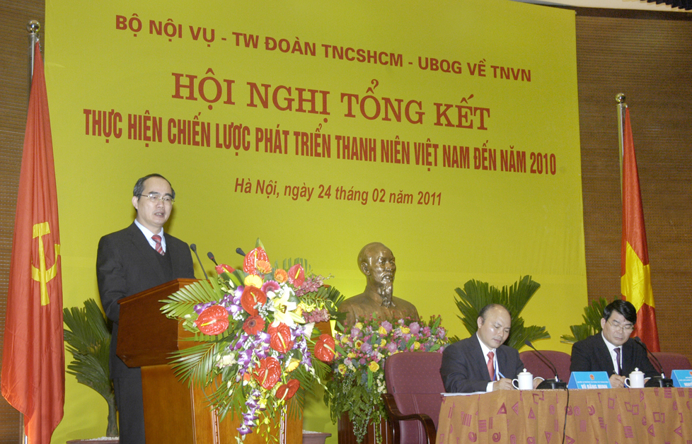 Hội nghị Tổng kết thực hiện Chiến lược phát triển thanh niên Việt Nam đến năm 2010