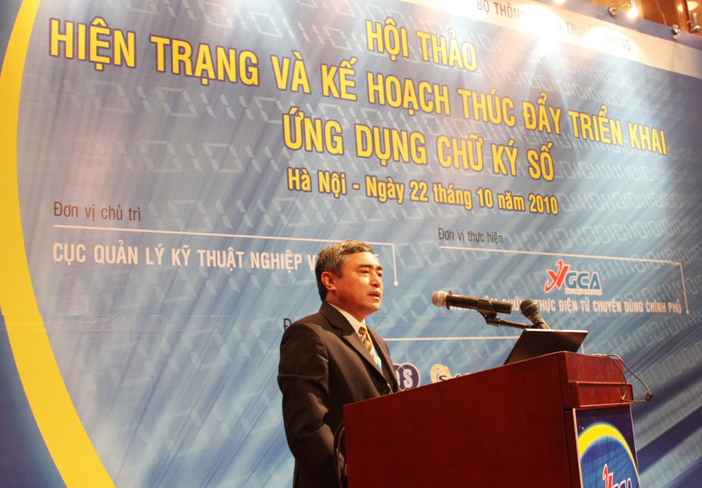 Hội thảo “Hiện trạng và kế hoạch thúc đẩy triển khai ứng dụng chữ ký số”