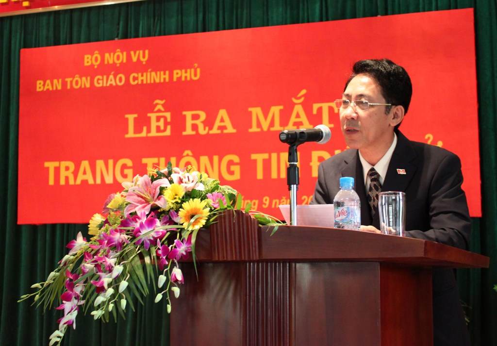 Lễ ra mắt Trang thông tin điện tử Ban Tôn giáo Chính phủ
