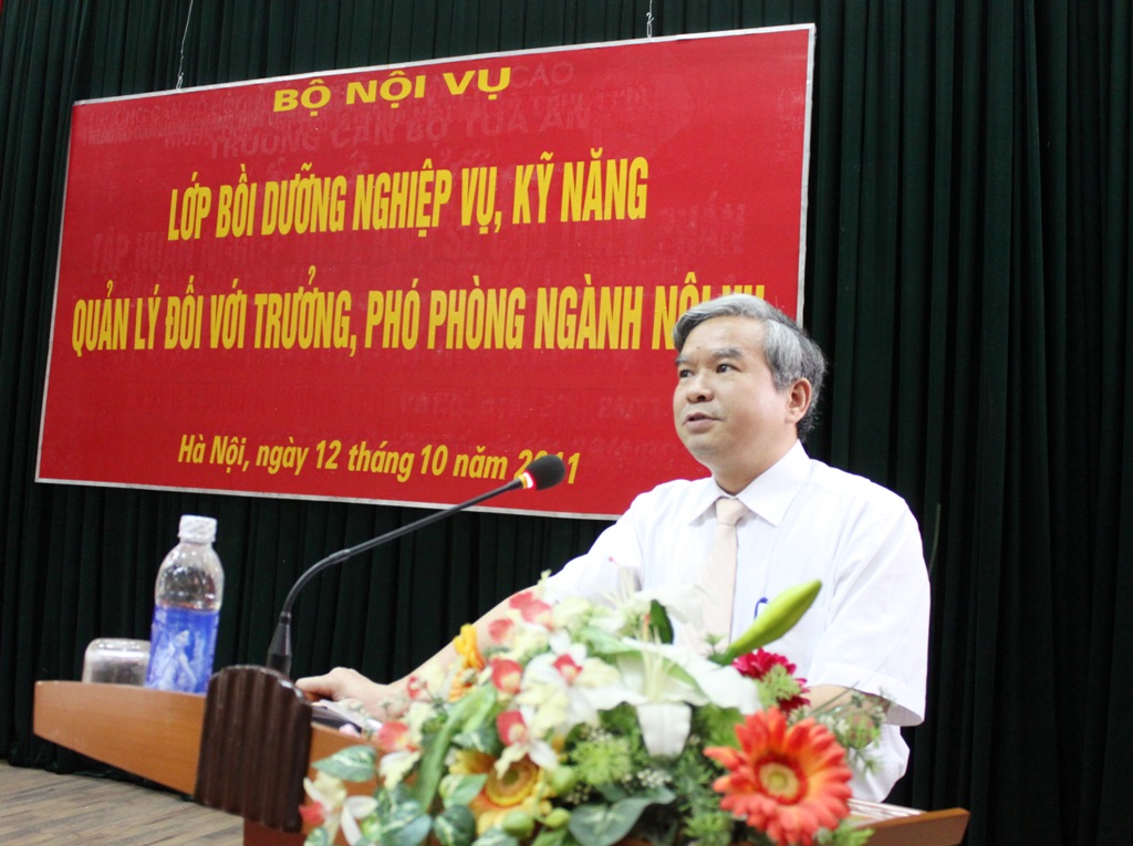 Khai mạc Lớp Bồi dưỡng nghiệp vụ, kỹ năng quản lý đối với Trưởng phòng, Phó Trưởng phòng ngành Nội vụ