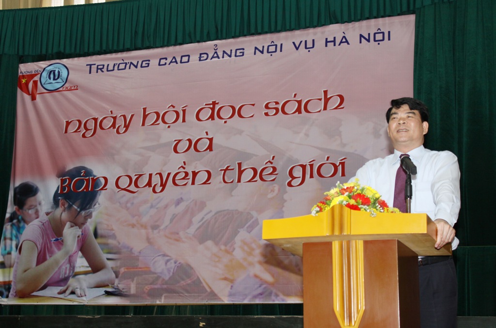 Ngày hội đọc sách và bản quyền thế giới tại Trường Cao đẳng Nội vụ Hà Nội