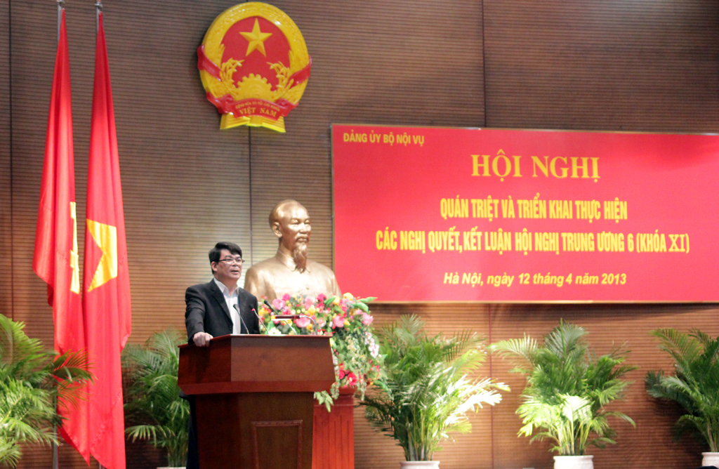 Hội nghị Quán triệt và triển khai thực hiện các nghị quyết, kết luận Hội nghị Trung ương 6 (khóa XI)