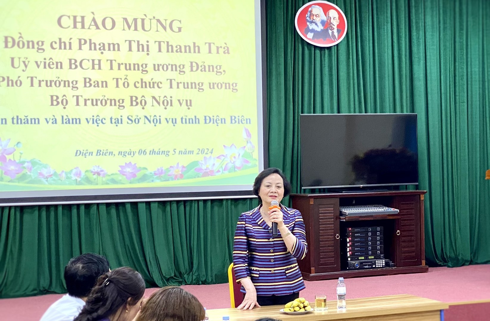 Bộ trưởng Phạm Thị Thanh Trà thăm và làm việc tại Sở Nội vụ tỉnh Điện Biên